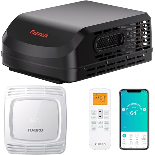 TURBRO Finnmark 15K BTU RV Air Conditioner Heater – WiFi &
