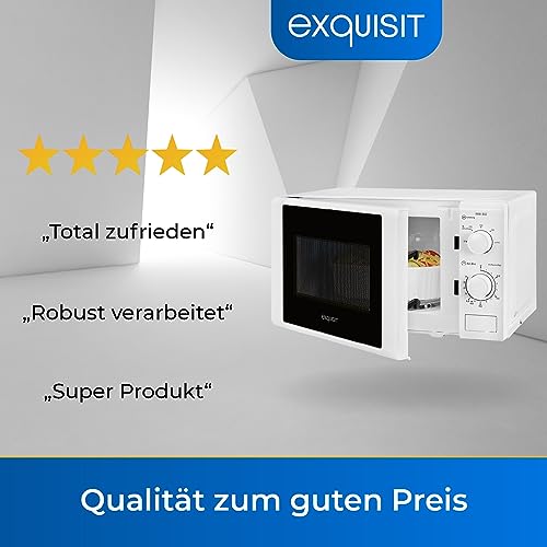 Mikrowelle ohne Grill Exquisit MW 802 mit 700 Watt Leistung