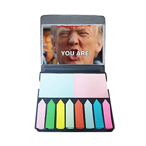 Note Auto-Collante Trump En Colère Marqueur de Page Coloré en Boîte