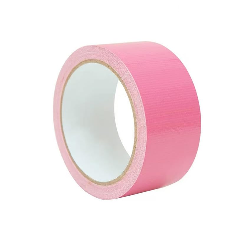Vokenforu 10M*5CM Pink Cloth Bookbinding Repair Tape Carpet Edging Tape Waterproof Book Binding Tape for Repair/Reinforce/Protect/Cover