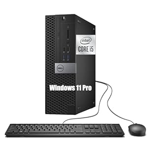 Dell Optiplex 3050 SFF Desktop Computer, Intel Core i5-7500, 16GB RAM, 512GB SSD, WiFi, Bluetooth, QWERTY Keyboard, Windows 11 Pro (Renewed)