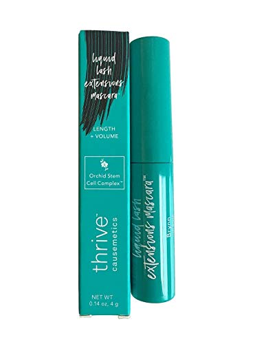 Thrive Causemetics Liquid Lash extensions mascara, Brynn rich black, TRAVEL SIZE 0.14 oz