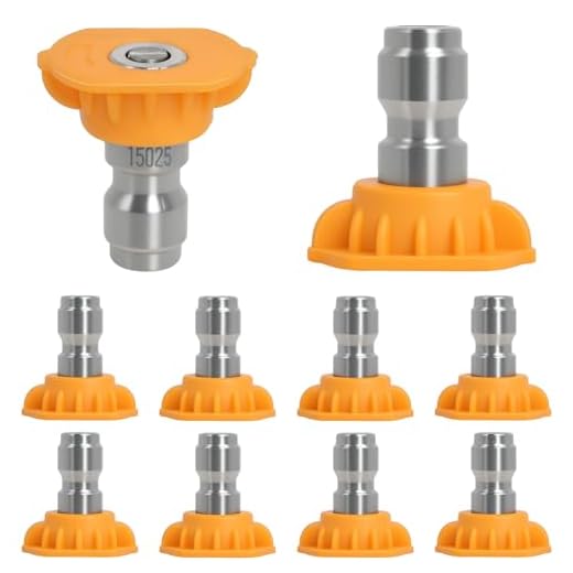15 Degree Stainless Steel Pressure Washer Nozzles