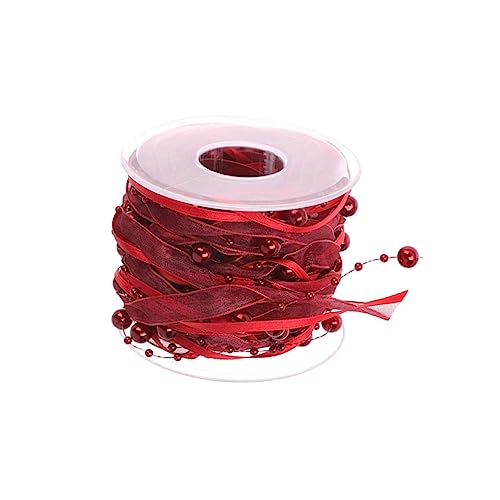 COHEALI 1 Rollo banda de la cinta de la boda ribbon wedding party decoración compromiso arpillera pegatinas cinta de seda cintas de ramo para paquete cintas de piyester para fiesta