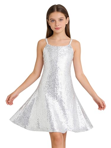 Robe danse jazz filles à paillettes pour spectacle de fin d'année et anniversaire