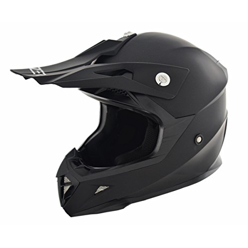 Casque moto jet homologué ECE longue double visière soleil noir opaque XL L M S