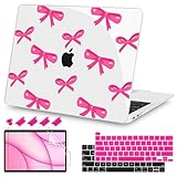 Teryeefi for MacBook Pro 13 inch Case 2024,2022-2016 Release Model M2 M1 A2338 A2289 A2251 A2159 A1989 A1706 with Touch Bar, Design Hard Shell Cover with Keyboard Cover Scren Protector, Bows-A