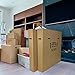 UOFFICE Moving Box Bundle - Adjustable Flat Screen TV Box (1-Pack) for Moving & Storage