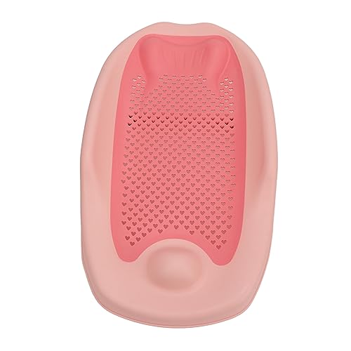Support de bain pour bébé en forme de cœur creux doux et sûr - 2