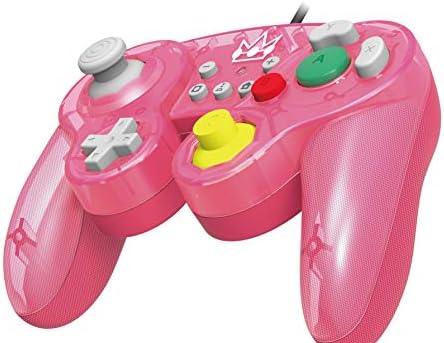 HORI Nintendo Switch Battle Pad (Peach) GameCube Style Controller Officially Licensed By Nintendo - Nintendo Switch