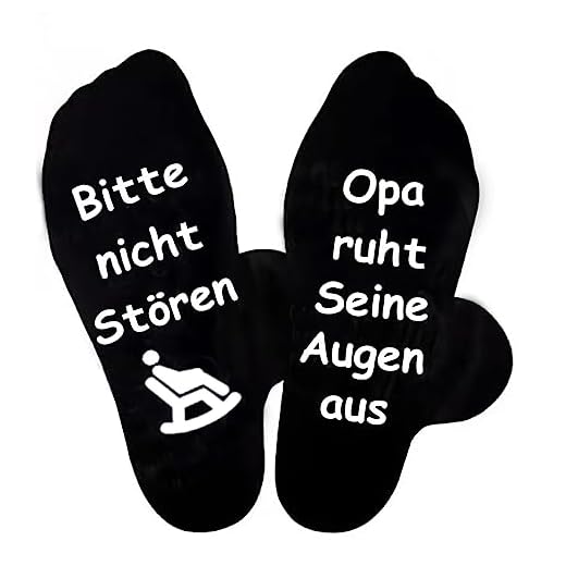 Zemolo Vatertagsgeschenk für Opa,Lustige Socken Geschenke für Männer Herren Bitte Nicht Stören Ich Würde Lieber Socken Vatertag Geburtstag Bester Geschenk für Papa Opa Freund Bruder Jungs 43-46