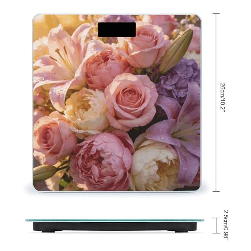 Báscula Digital de Baño con Pantalla LED y Vidrio Templado miniatura 2