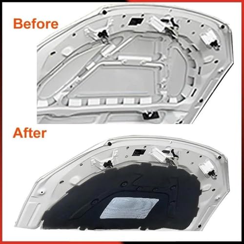 Coton isolant insonorisant de pare-feu BMW X1 contre le bruit moteur - 6