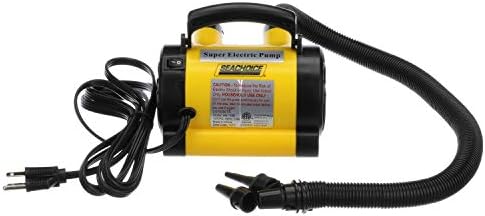 Seachoice Portable 120V Super Electric Air Pump, w/ 10-Ft. Power Cord, .78 PSI, For Boating and General Inflatables