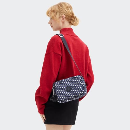 Kipling Abanu Medium Printed Crossbody Bag 3D K Blue4
