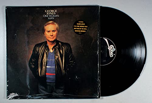 Album Art for one woman man (EPIC 44078- LP vinyl record) by George Jones