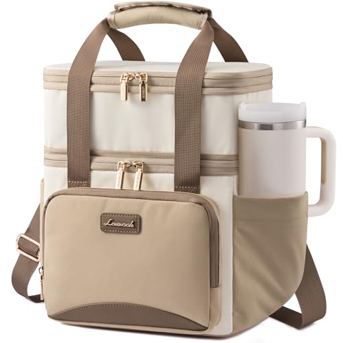 LOVEVOOK Insulated Lunch Box for Women,Large Adult Lunch Cooler Bag Men