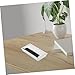 Aluminum Alloy Cable Hole Cover Sleek Desk Wire Grommet for Efficient Cord Management Dustproof Brush Design for Home Office