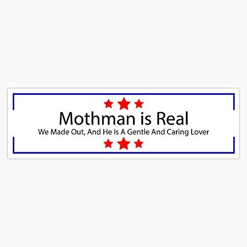 Mothman is Real Decal Vinyl Bumper Sticker 5"