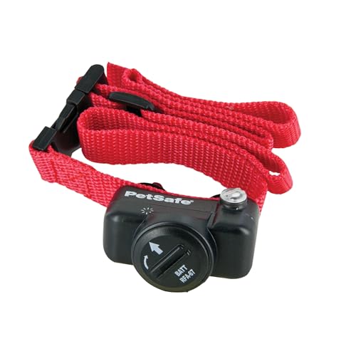 Petsafe - Collier Anti-Fugue Deluxe pour Chien pour Clôture Anti-Fugue avec Fil - Léger - 4 Niveaux De Stimulation Et 1 Mode Signal Sonore Seul, À Pile,...