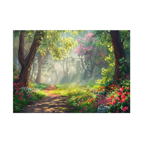 Tableau decoration murale paysage moderne peinture sur toile 70x90