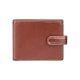 Visconti Monza 5 Quad Fold Soft Leather Italian Glazed Wallet (Brown)