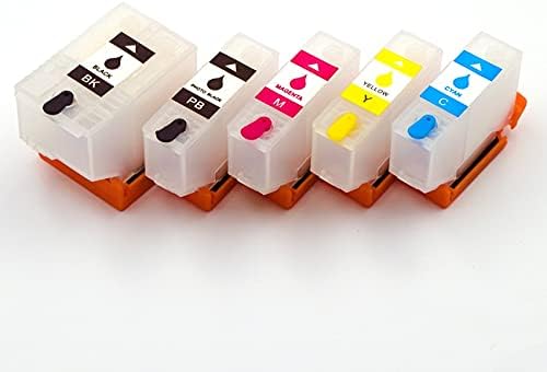6 Color 378xl 478xl Refillable Ink Cartridge with Auto Reset Chip Compatible with E-pson Expression XP-15000 XP-15010 XP-15080 Printers (Color : Cartridge, Size : 1)