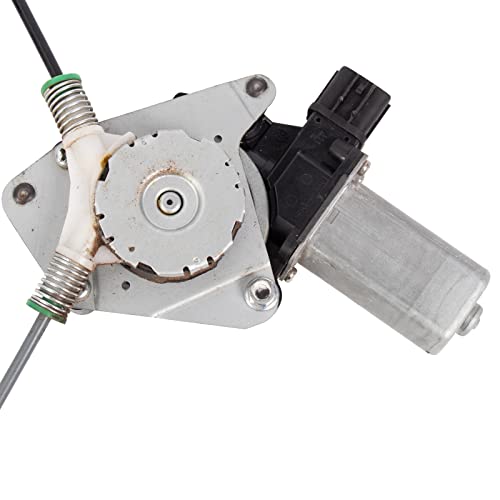 Image of TRQ Front Left Power Window Regulator & Motor Assembly Drivers Side Compatible with 2003-2007 Honda Accord HO1350109 | For 2003-2007 Honda Accord HO1350109