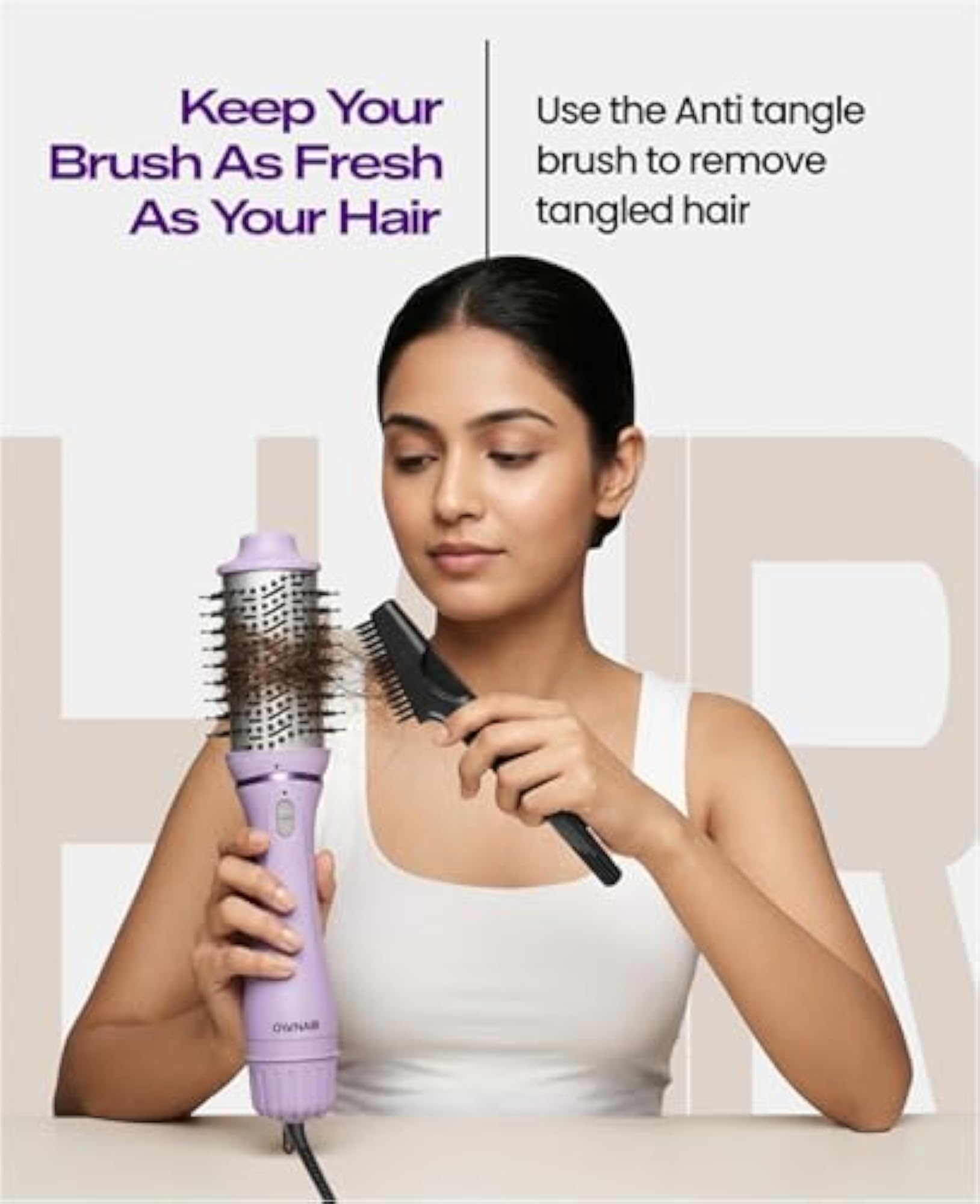 Hot Air Brush for Hair Styling, 1200 Watts