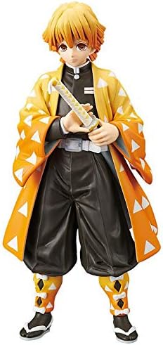 Bidheaven Anime Demon Slayer Action Figure Zenitsu Toy Kimetsu no Yaiba Figure