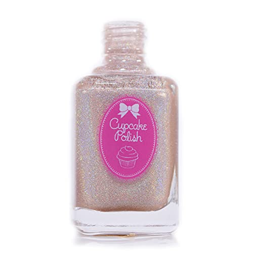 Sandalwood - nude holographic nail polish by Cupcake Polish