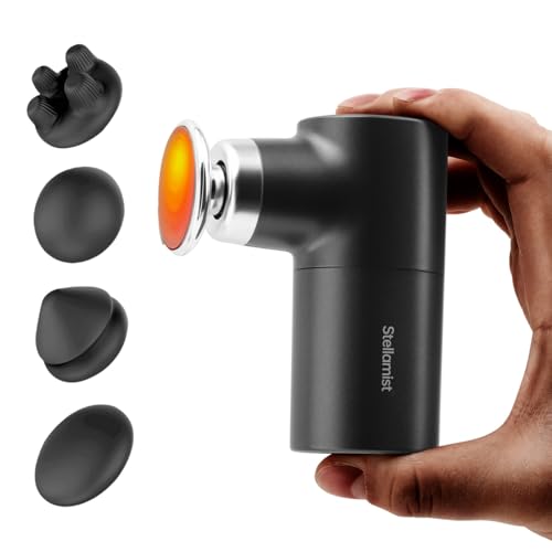 Stellamist Mini Massage Gun with Heat and Heads