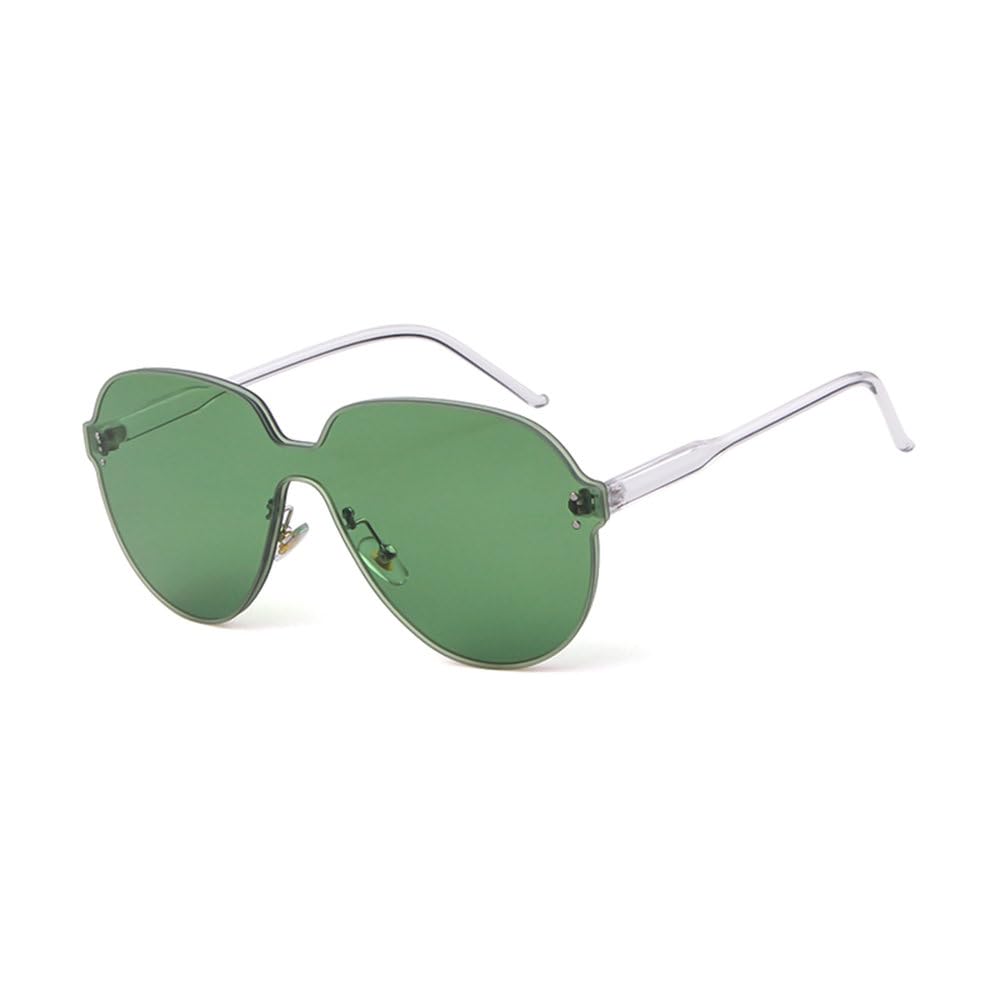 Lunettes de soleil vintage monobloc et grand modèle pour un look rétro chic - 8
