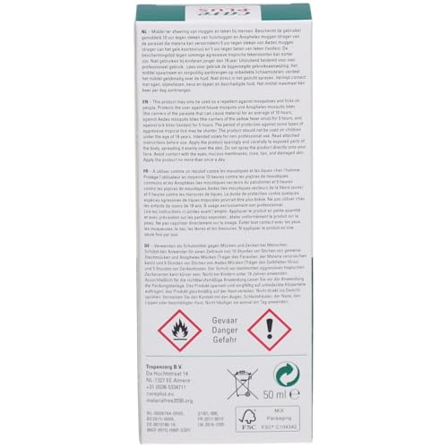 Care Plus 2er Set Insektenschutz – DEET 50% + Icaridin Textilspray – Komplettschutz für Haut & Kleidung, Tropen- & Zeckenschutz