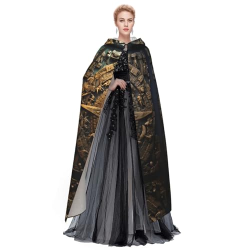 Cape à capuche Maya adulte ample pour costume Halloween réussi