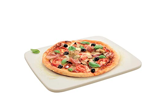 Tescoma 623396 Pietra Refrattaria Per Pizza E Pane, Cottura In Forno, Linea Delícia, 38 X 32 Cm
