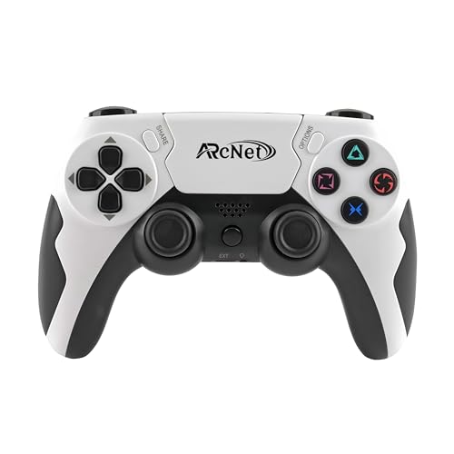 Image of ARcNet Dualshock Wireless Controller Game Switch For PS 4 With 3.5 mm Headset Port & 6 Axis Gyro Sensor Wireless USB Controller Compatible for PS 4 Slim /PRO /Fat With Built in Speaker
