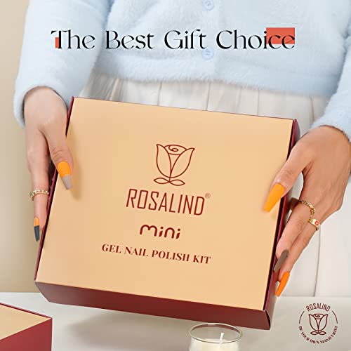 ROSALIND 48 Pcs Esmalte Semipermanente, 45 Colores Pintauñas Semipermanentes Remojo con Base, Top Coat Brillante y Mate, Esmalte de Uñas Semipermanentes de Nude Verde Violeta Para - imagen 7