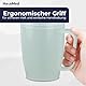 HaseMed Trinkbecher mit Griff & Tülle (1 Stück) – Ergonomischer Becher für sicheres Trinken ohne Verschütten, ideal für Senioren & Menschen mit eingeschränkter Handfunktion – Robust & langlebig, 12 mm