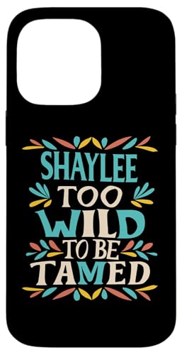 SHAYLEE Name Cute Retro Girls Wildflower SHAYLEE Name X}zP[X iPhone 14 Pro Max p