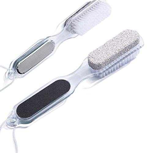 Lima De Pies 4 En 1 Lima De Callos Eliminador Utensilios Del Cuidado De Los Pies Escofinas Removedor De Callos Pómez Cepillo Para Uñas