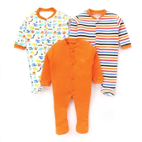 Image of Smiley APPU 100% Cotton Rompers /Sleepsuits /Jumpsuit /Night Suits for Baby Boys & Girls, Infants, New Borns
