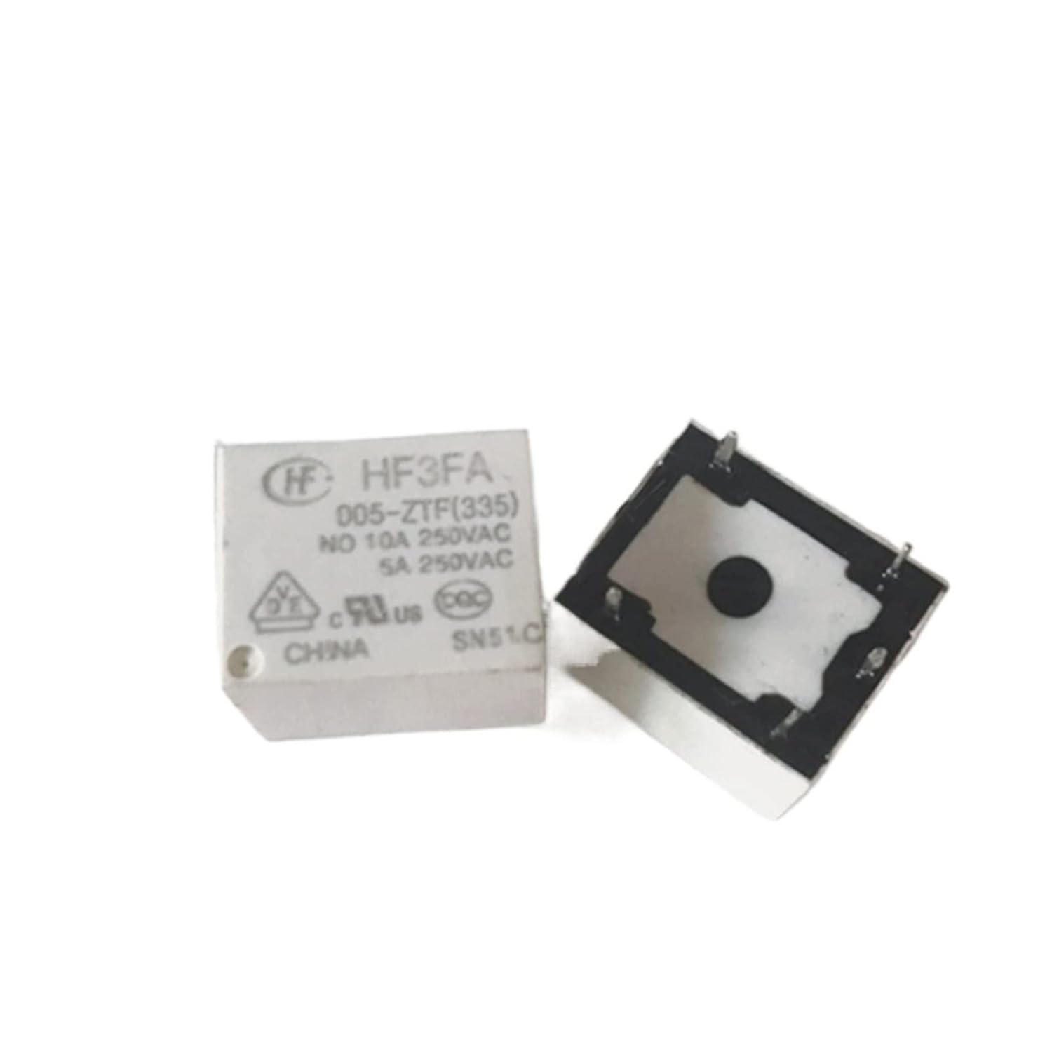 10 Stück Relais HF3FA012ZTF (888) 12VDC HF3FD012ZTF HF3FA 012 ZTF