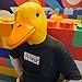 PartyHop - Yellow Duck Mask - Halloween Latex Animal Full Head Mask