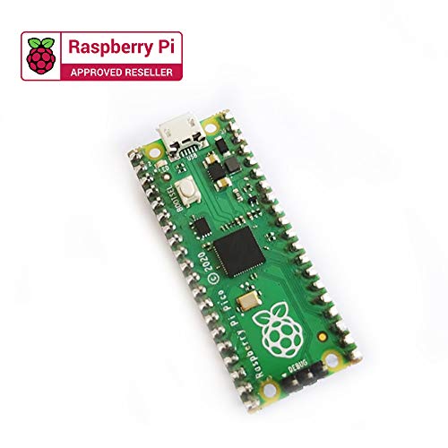 Image of Raspberry Pi Pico with Headers All New Raspberry Pi Pico Soldered with Micro USB Cable - (Pack of 5)