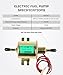 UNLRAE Electric Fuel Pump,Electric Fuel Pump 12v for Carburetor,Car Accessories 2.5-4psi Universal Inline Fuels Pump,Compatible Electronic Devices All 12 Volt Cars,Trucks,Boats,Carburetor,Lawnmower
