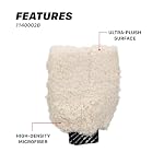 Maxshine Universal Ultra-Plush Microfiber Car Wash Mitt – Super Absorbent & Ultra-Soft for Scratch-Free Car Washing – Comfortable & Reusable Mitt for Auto Detailing - Image 2