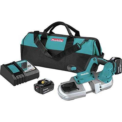 Makita XBP03T Compact band saw kit, 5.0 Ah