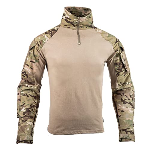 Votagoo Tactical G3 Combat Shirt For Men Airsoft Military Multicam Uniform Army Long Sleeve Clothing With Elbow Pads #TOP7