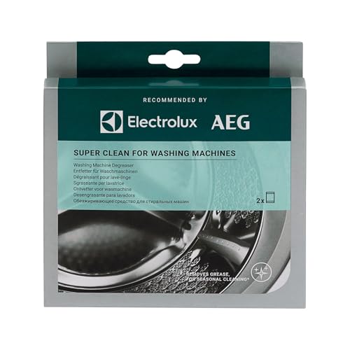 Electrolux Super Clean Detergente Sgrassante per Lavatrice, M2WCP051, Pulizia Profonda Guarnizione, Tubi e Cestello, Elimina Residui e Cattivi Odori, Trattamento Ogni 6 Mesi